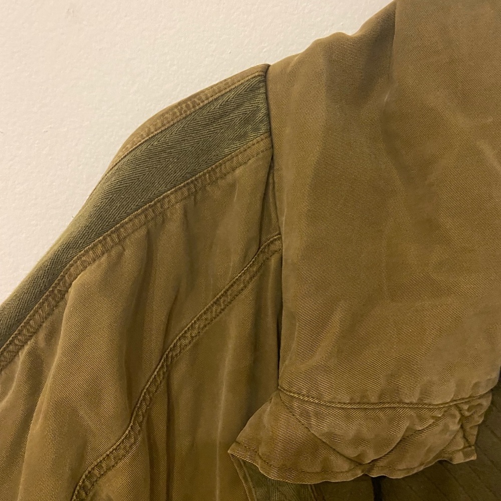 Hei Hei Anthropologie Army Green Dolman Sleeve Jacket Slouchy Bohemian XS/S - Picture 6 of 6